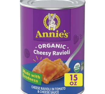 Annie’s Organic Cheesy Ravioli in Tomato & Cheese Sauce, 15 oz.