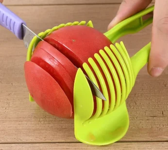 Handheld Tomato Slicer Bread Clip Fruit Vegetable Cutting Lemon