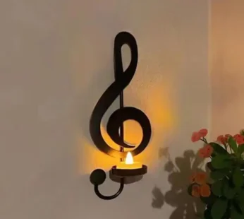 Candlestick Home Decoration Creative Office Music Note