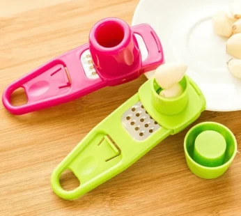 1pc Multi-Functional Garlic Press and Grater Cutter Peeler