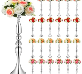 24 Pcs Metal Flower Stand Wedding Centerpiece Table